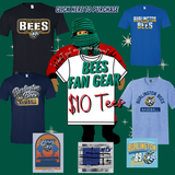 Bees Adult Lt. Blue Plane T-shirt