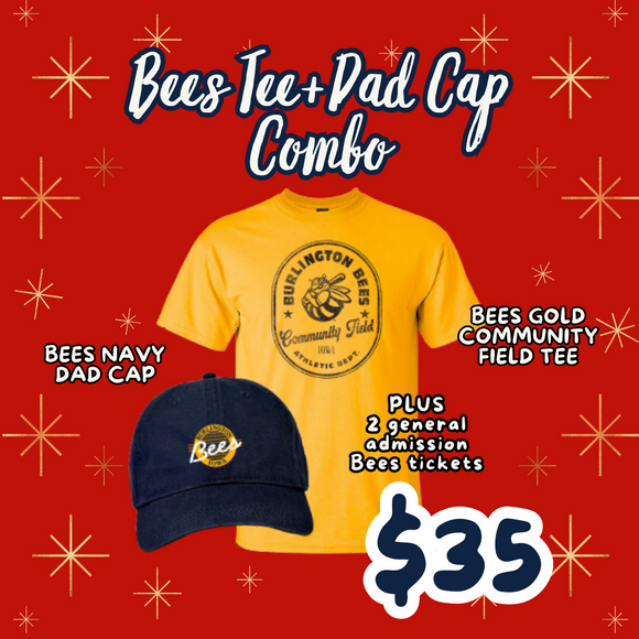 Burlington Bees T-shirt + Cap COMBO - Christmas Special