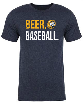 Burlington Bees BEER. BASEBALL. T-shirt