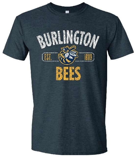 Chemise Burlington Bees – Ligue Mineure – Taille 2XL – Bleu – Occasion