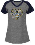 Bees GIRLS YOUTH Grey/Navy Lenght T-shirt